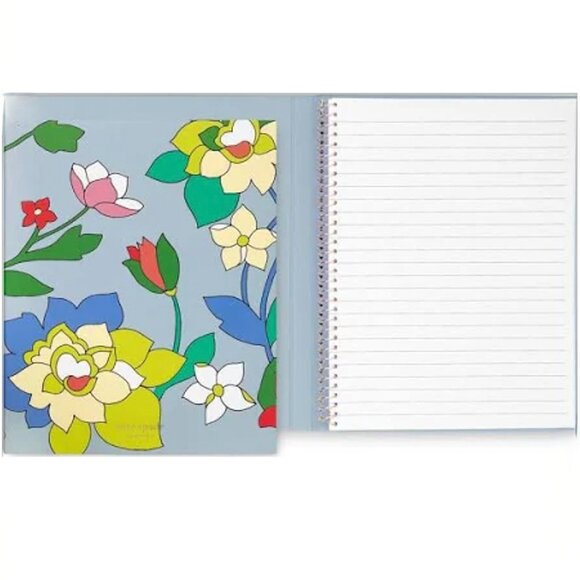 KATE SPADE Spiral Notebook Flower Bed NEW in Package - Picture 2 of 9